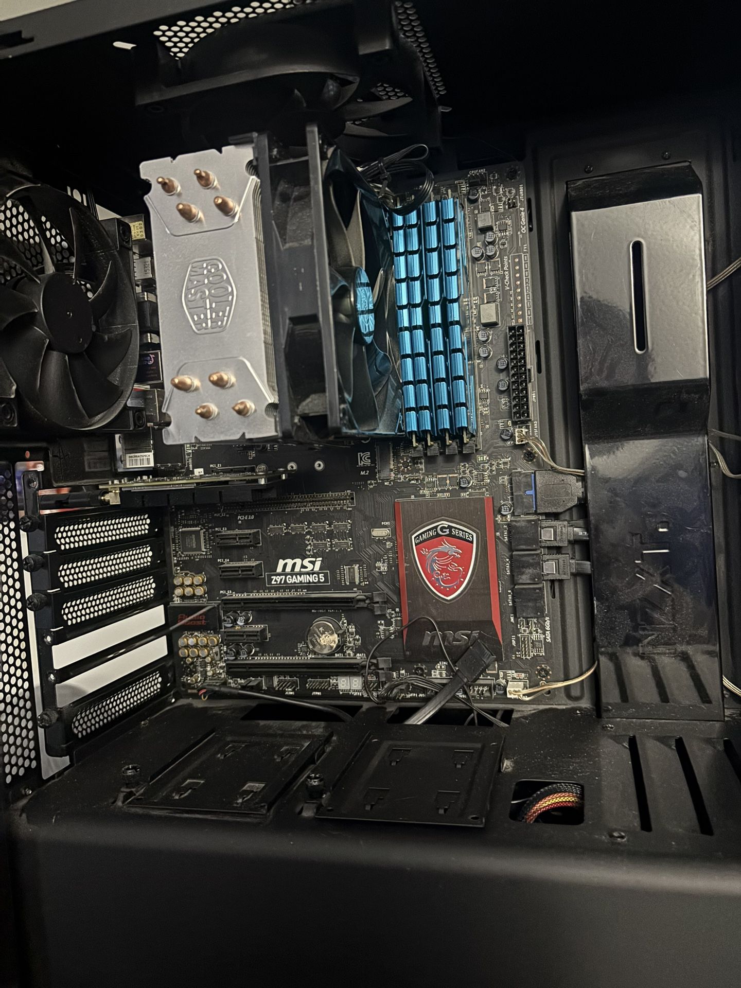 Case Motherboard CPU Ram And PSU