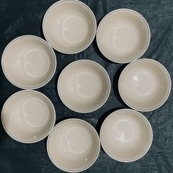 8 Big Bowl ( Light Blue Lining Around ) Only For $10