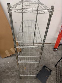 4 layer metal shelf