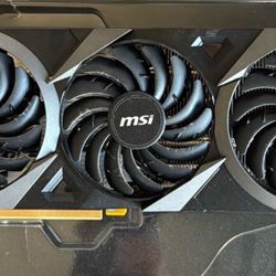 Used GPU MSI RTX 3060 OC 12gb As New!!