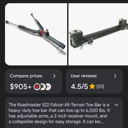 Roadmaster RV Tow Bar