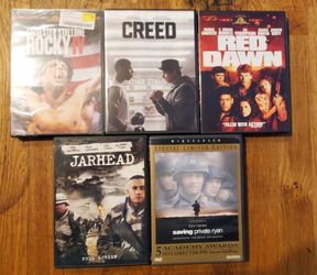 Action/War Movie DVD Movie Lot