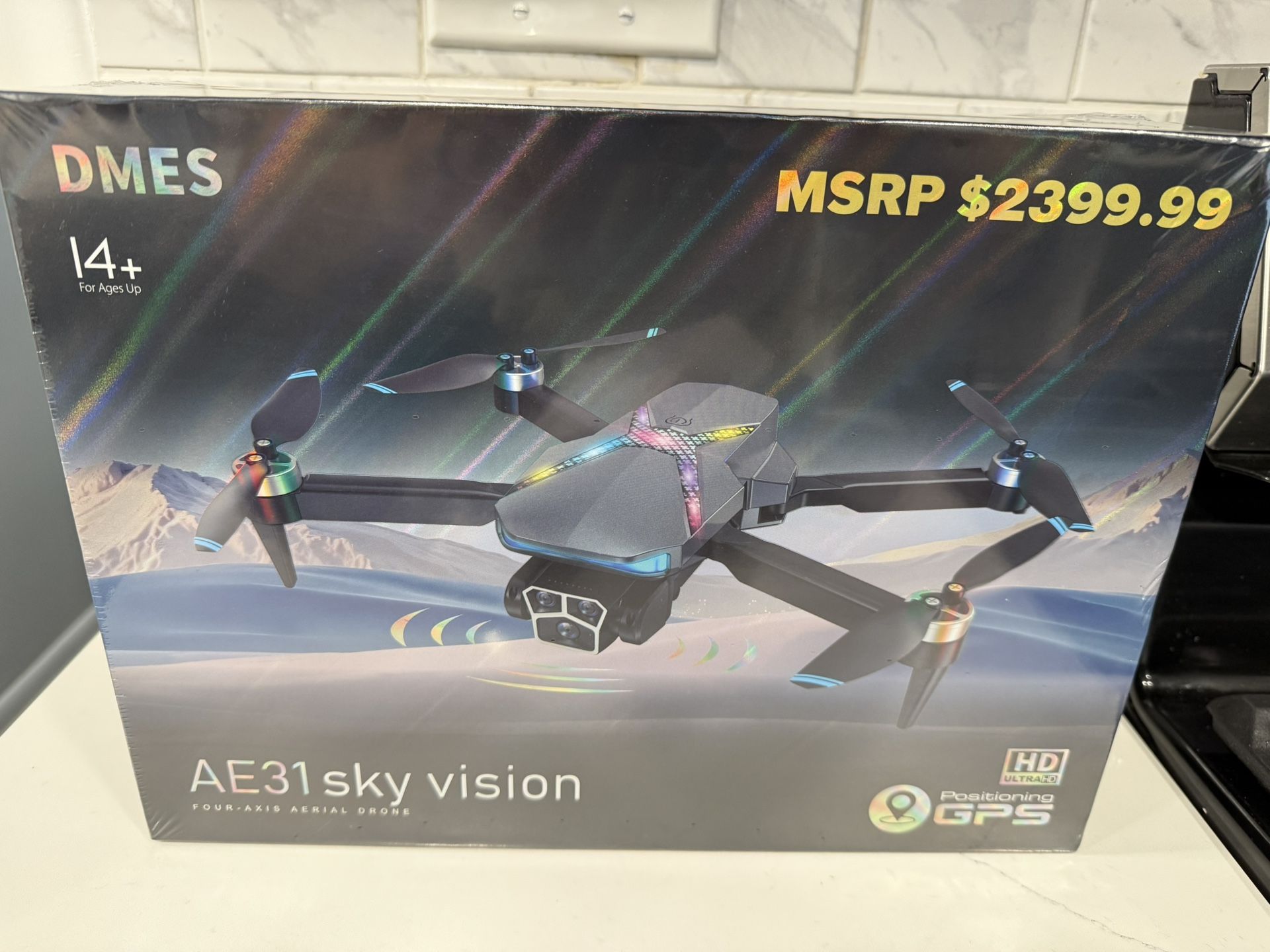 DMES - AE31 Sky Vision 4-Axis Aerial Drone – HD Camera | GPS Positioning
