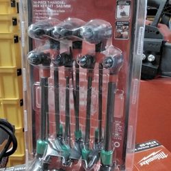 HUSKY 14 - PIECE T - HANDLE HEX KEY SET - SAE/MM