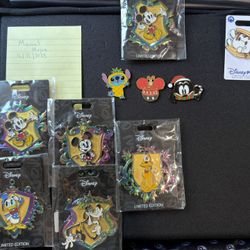 Disney, Hot topic, Box lunch, PALM And More pins