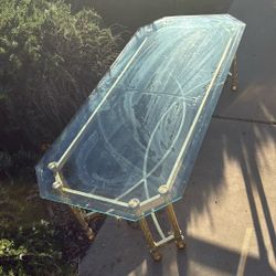 Glass Coffee Table 24” X 52”
