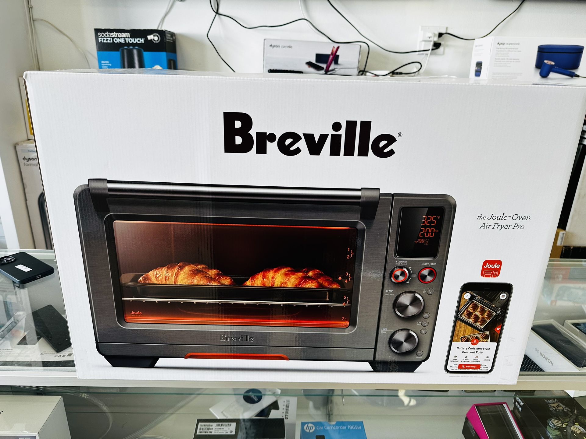 Brand New Breville Joule 1.0 Cubic Ft Oven Air Fryer Pro - Black Stainless Steel