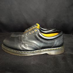 Men's Black Low Dr Marten 8053 Oxford Steeltoe Boots (Size 13) 
