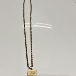 10k Gold Chain And Pendant 
