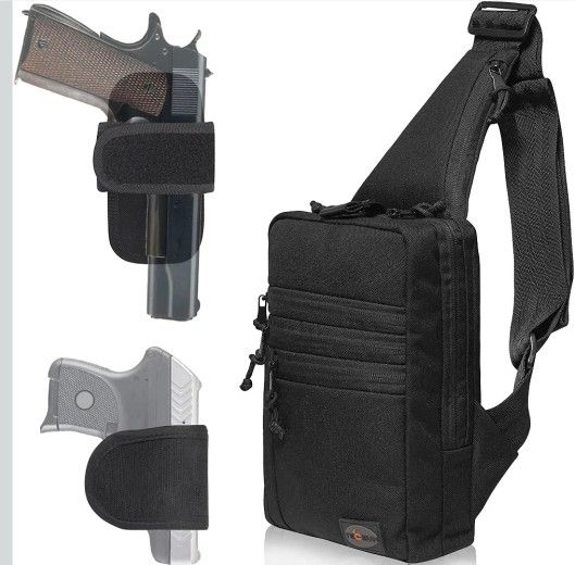 Tactical Compact Sling Bag – CCW for Everyday – 10+ Styles – Shoulder EDC Crossbody Bag for Concealed Carry of Handgun