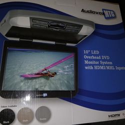 10inch Car Flipdown Monitor With Built-in DVD Player Brand New In The Box  $180firm Price Pickup Only Serious Buyers Please 