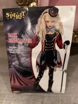 Spirit Dark Ringmaster Girls Halloween Costume