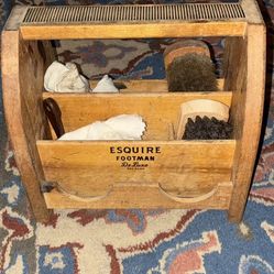 Esquire footman deluxe shoe shine kit
