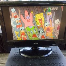 16" HAIER 1080P Computer Monitor/TV With HDMI Port NO REMOTE $60 CASH FINAL PRICE 