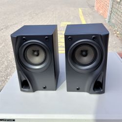 JVC UX-B1003 Bookshelf Speaker System 8 Ohm 15W Black Pair Japan Working