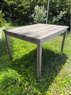 Large driftwood finish table