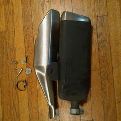 slip on stock exhaust