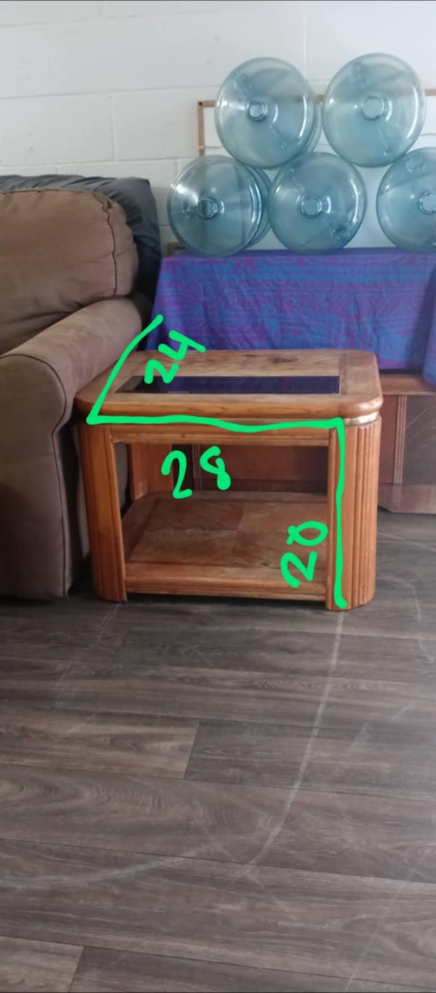 Big End Table Pickup Between 2:00-5:30 Pm Cash Only Rainbow/Charleston
