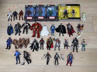 Marvel legends dc action figure lot or individual  (prices included in pics)
