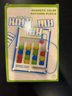 Montessori Wooden Magnetic Puzzle