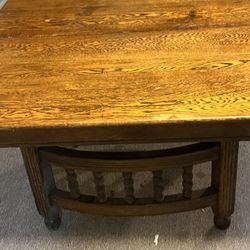 Vintage Oak Dining Table 