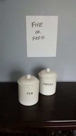 Coffee & Tea Cannister Set