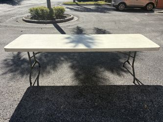 8ft Plastic Folding Table
