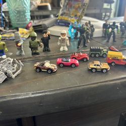 Mini Figurines, Hot Wheels Micro Machines  