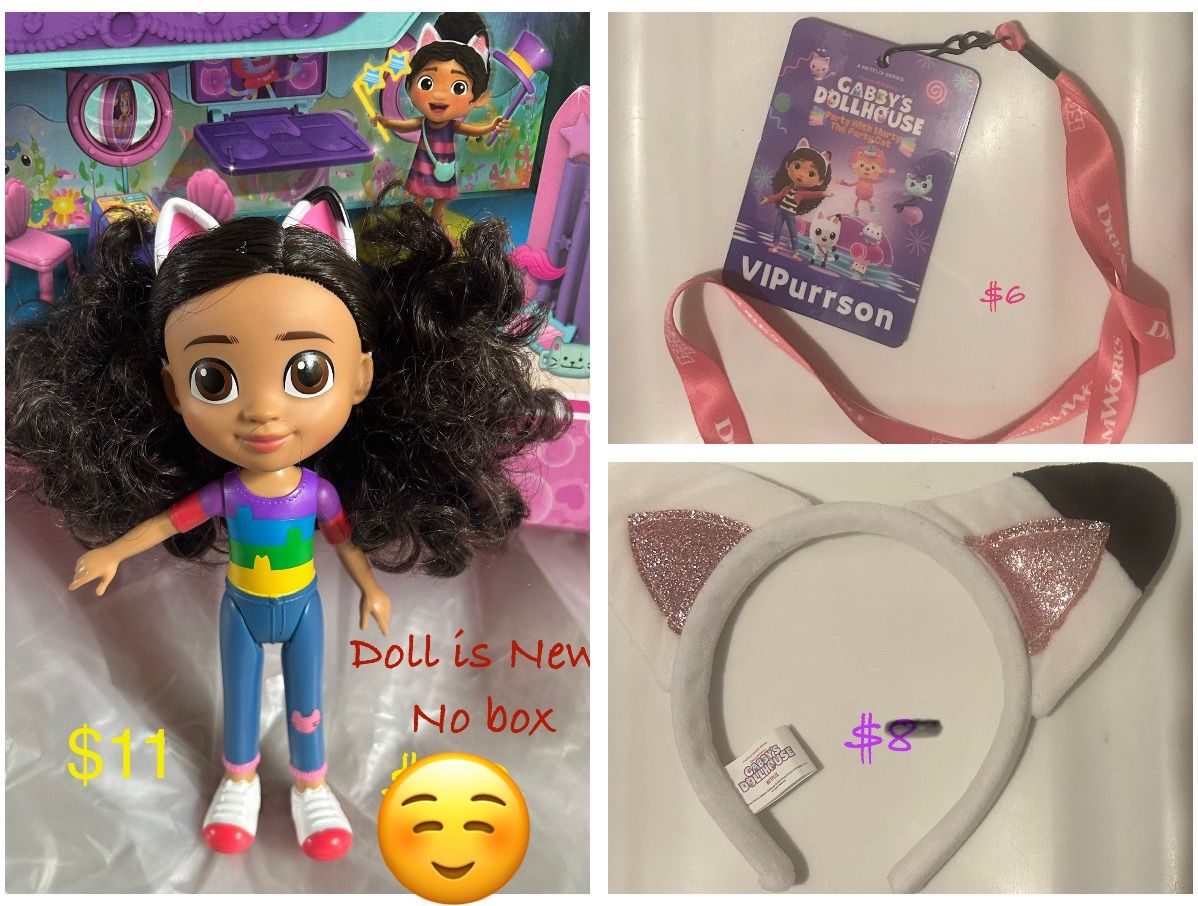 Gabby Doll Brand New! $6 & Up