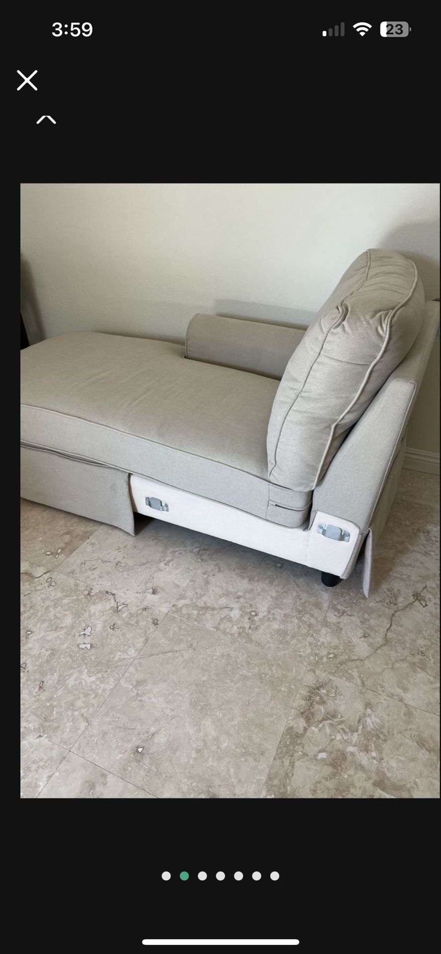 Chaise Lounge Pier one Brand $150 OBO Pick Up In San Diego