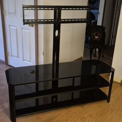 TV Television Stand Glass Up To 60"
