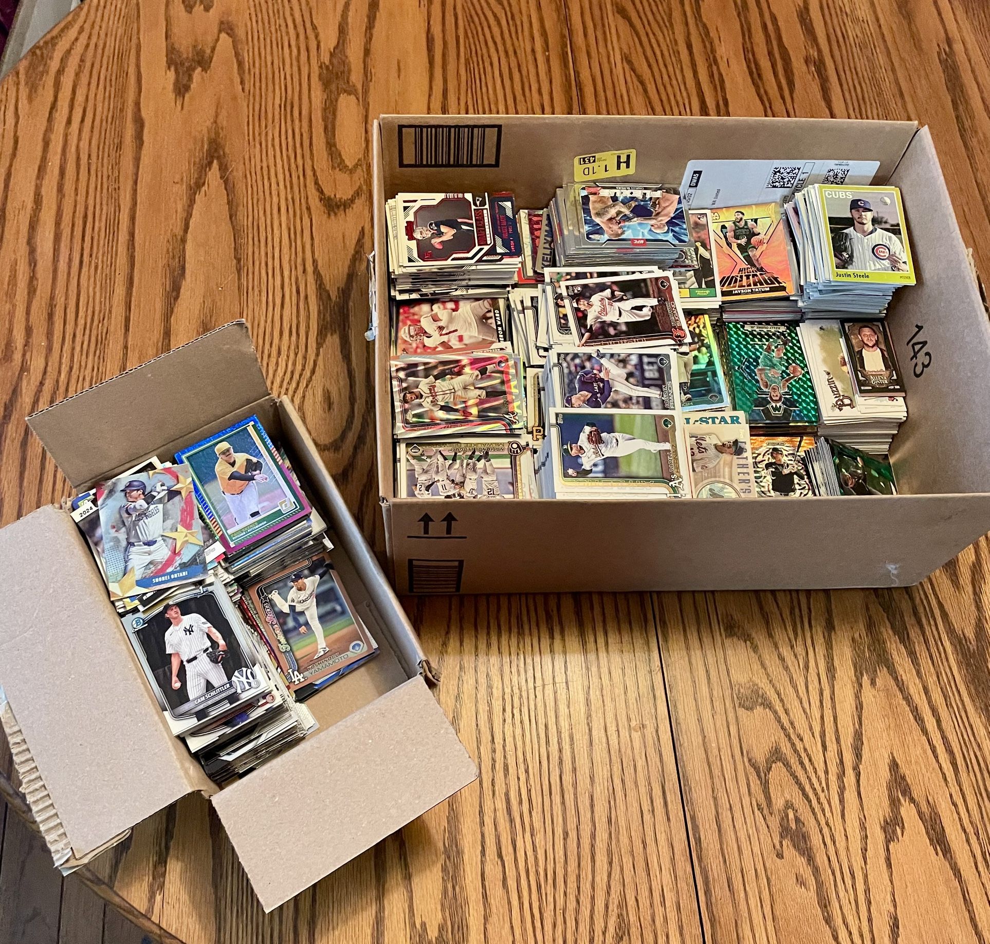 Tons Of Modern Sports Cards.  Numbered, Variations Etc.  Great Condition 