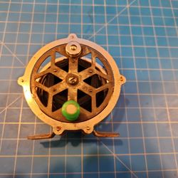 Skeleton fly reel. 1930s