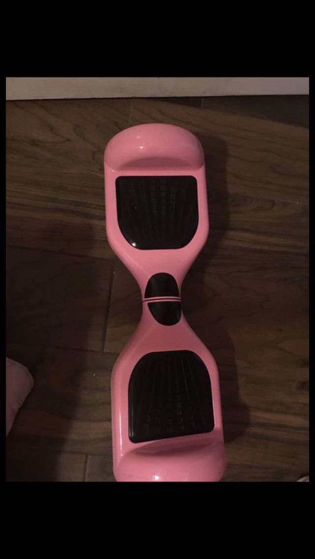 Pink hover board with charger price can be negotiable