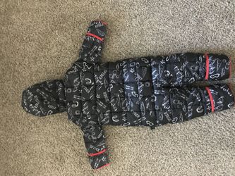 Snow Gear The Spyder Outfit 24 Months blue and green jacket insulated rain resistant three toddler the two pair of snow bibs are size 4
