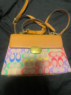Coach Rainbow Signature Handbag