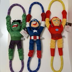 Marvel Superhero Dog Tough Plush Toys