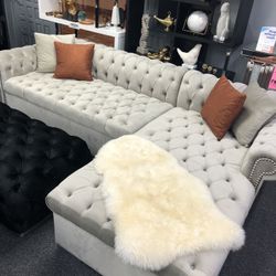Glam Sectional Couch