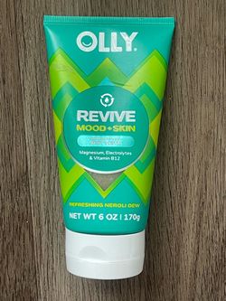 New! OLLY Revive Mood + Skin Body Scrub 6 oz $5 Each