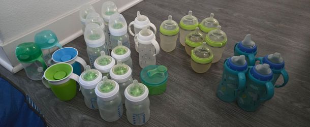 Baby bottles and nipples