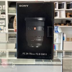 Sony FE 24-70mm F2.8 GM II Limited Time Sale!