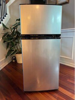 Large (4.3 cu ft) dorm refrigerator with freezer