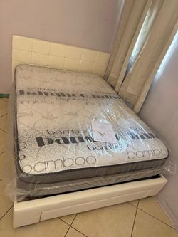 NEW MATTRESS FULL SIZE PILLOW TOP WITH BOX SPRING