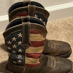 Womens Durango Western boots (American Flag) 