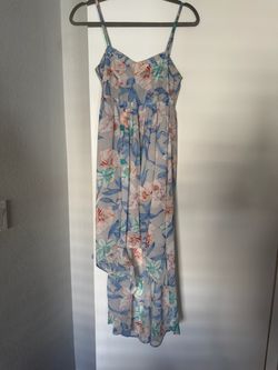 Millau floral high-low maxi dress / size XS