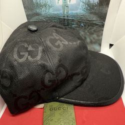 Gucci GG Jacquard Black Hat NWT