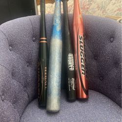 Used Baseball Bats $15 For All