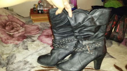 Black boots