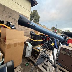 Celestron Inspire 90AZ Refractor Telescope,.