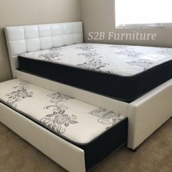 Fulltwin White Double With Ortho Matres!